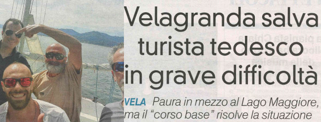 Velagranda salva turista tedesco in grave difficolta'
