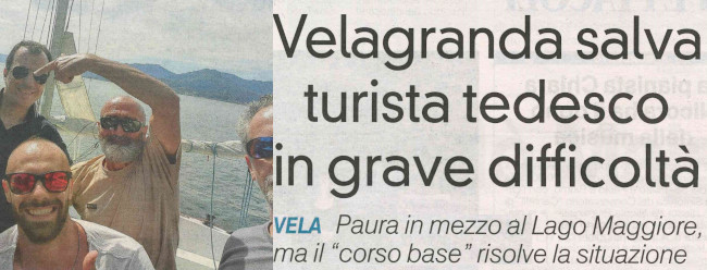 Velagranda salva turista tedesco in grave difficolta' 
