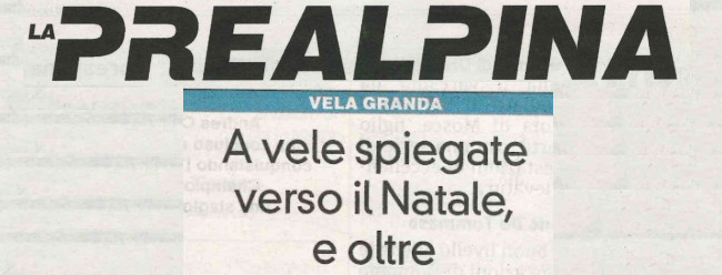 A vele spiegate verso il Natale e oltre
