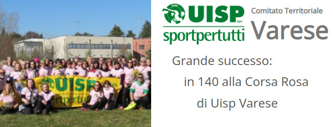 Grande successo: in 140 alla Corsa Rosa di Uisp Varese