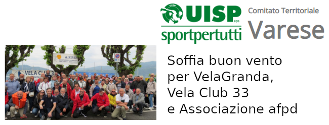 Soffia buon vento per Velagranda, Vela Club 33 e Associazione Afpd
