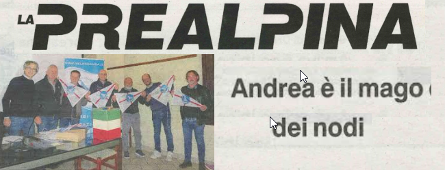 Andrea è il mago dei nodi