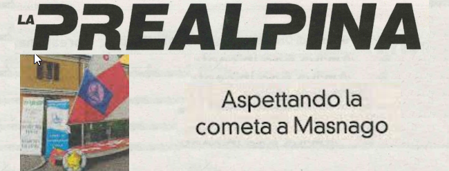 Aspettando la cometa a Masnago