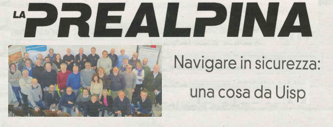 Navigare in sicurezza: una cosa da Uisp