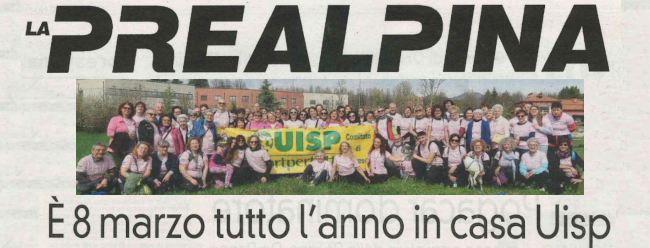 E’ 8 marzo tutto l’anno in casa Uisp