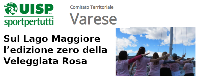 Sul lago Maggiore l'edizione zero della Veleggiata Rosa
