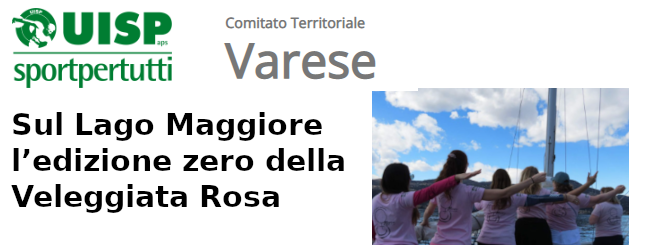 Sul lago Maggiore l'edizione zero della Veleggiata Rosa
