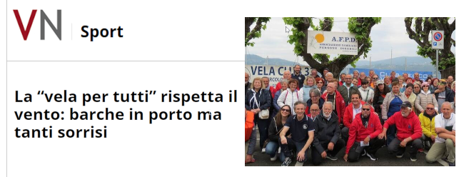 La “vela per tutti” rispetta il vento: barche in porto ma tanti sorrisi