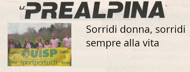 Sorridi donna, sorridi sempre alla vita