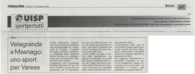 ... L'associazione offre corsi di vela teorici e pratici nell'incantevole cornice del Lago Maggiore ...