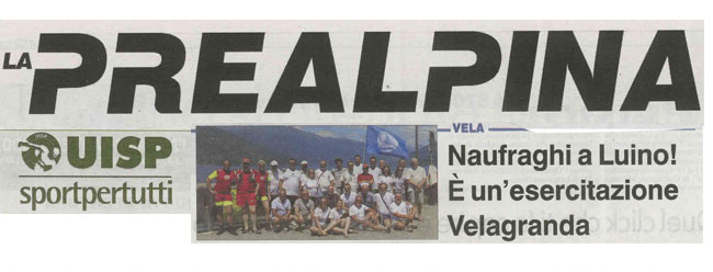 Naufraghi a Luino! E' una esercitazione VelaGranda