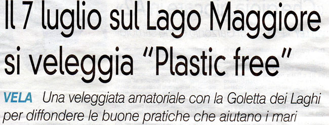 Sul lago maggiore si veleggia