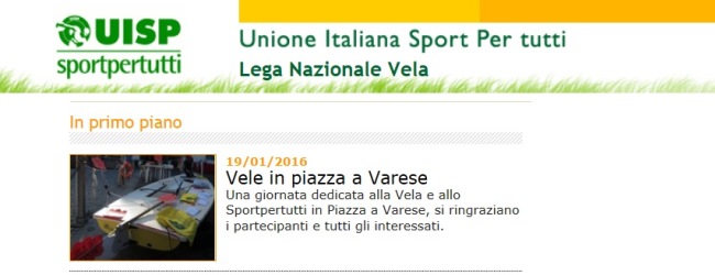 Una giornata dedicata alla Vela e allo Sportpertutti in Piazza a Varese, si ringraziano i partecipanti e tutti gli interessati.
